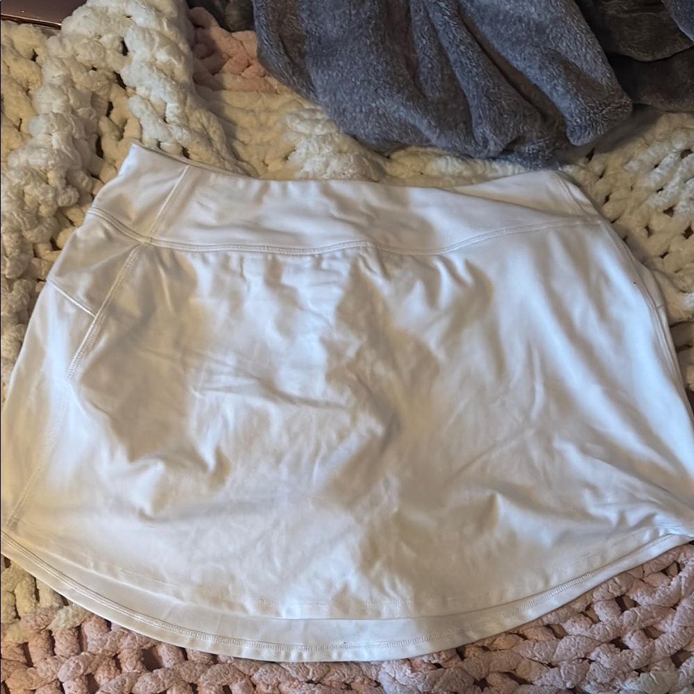 DSG Cream Skater Mini Skirt Casual